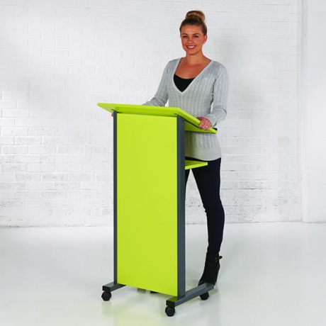 Coloured Panel Front Lectern